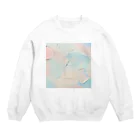 Yoshiki house 岡村芳樹のBaby asleep  Crew Neck Sweatshirt