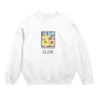 間取りマニアの間取りマニア Crew Neck Sweatshirt