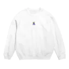 かなたのぴらみっどぴぱねずみ Crew Neck Sweatshirt