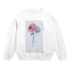 烏帽子 眇眼のおくちばらちゃん Crew Neck Sweatshirt