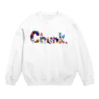 Chunk.のTOYロゴ Crew Neck Sweatshirt