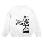 PokuStarのクマのバスター Crew Neck Sweatshirt