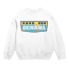 AROのABADDON OKINAWA BLUE LOGO スウェット