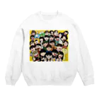 ゆうまの美P大集合 Crew Neck Sweatshirt