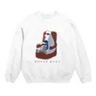 もつ煮の＼ﾑｰﾋﾞｰﾊﾞﾌｽﾞ3D／ Crew Neck Sweatshirt