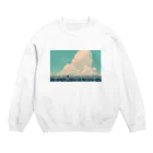 もりまちこの八月は君の匂いがする Crew Neck Sweatshirt