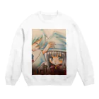 asahiyoruaの先生と魔女 Crew Neck Sweatshirt