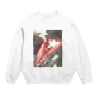 Lost'knotの中ノ紅イ人間 Crew Neck Sweatshirt