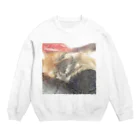 Lost'knotのペキニーズ犬ソノ名ワ｢たぬき｣ Crew Neck Sweatshirt