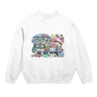 【終了】326（ナカムラミツル）ぬりえの天神丸 Crew Neck Sweatshirt