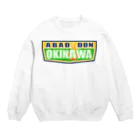 AROのABADDON OKINAWA GREEN LOGO Crew Neck Sweatshirt