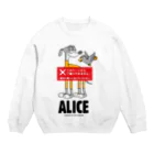 Houndy's supply イタグレ服【ハウンディーズ】のウィスパーズ 服：キイロ  Crew Neck Sweatshirt