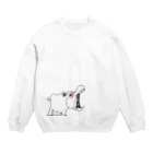 ポンポン氏のめがねカバたん Crew Neck Sweatshirt