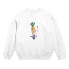 0124-0715のにんじん・ニジ子 Crew Neck Sweatshirt