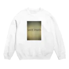 Hiroki KujiのSAVE PARIS Crew Neck Sweatshirt