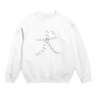 Rikachiの犬 Crew Neck Sweatshirt