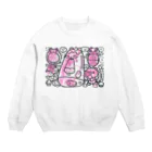 【終了】326（ナカムラミツル）ぬりえの[13:35]むげん Crew Neck Sweatshirt