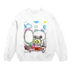 【終了】326（ナカムラミツル）ぬりえの[13:40]ゆうま Crew Neck Sweatshirt