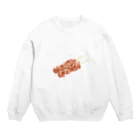 絵を描くサンマの砂肝 Crew Neck Sweatshirt