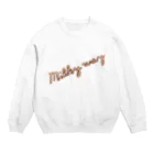 山田(偽名)のmilkyway刺繍風 Crew Neck Sweatshirt