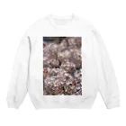 hiroki-naraの桜　春を誇るもの Crew Neck Sweatshirt