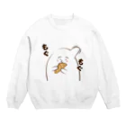 ゆるいおもち屋のゆるいおもち(カラー) Crew Neck Sweatshirt