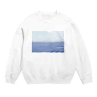 ipunigraphのDEEP BLUE OCEAN  Crew Neck Sweatshirt