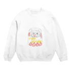 perapo❷@指描きグッズ販売のHappy Birthday だるまさん  Crew Neck Sweatshirt