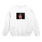 Isajincafeの猫のすみれちゃん Crew Neck Sweatshirt