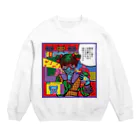 原田ちあきのコロナのばか Crew Neck Sweatshirt