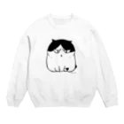 猫ドМさん専用猫グッズのお店　びーにゃんくらぶのふしぎ猫　コムちん Crew Neck Sweatshirt
