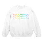 モノツクルヒト　Fuku～ふく～の蹄鉄モノグラム(色見本) Crew Neck Sweatshirt