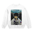 茄子の宇宙戦士 Crew Neck Sweatshirt