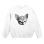 プリンセスモルモットのチワワ少しショック受けてる系 Crew Neck Sweatshirt