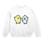 ひよこのこ SUZURI店のひもよろ Crew Neck Sweatshirt