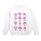 頭痛がイタイ。のあイタタ。ちゃん Crew Neck Sweatshirt