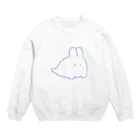 ***ghostのうさぎゴースト Crew Neck Sweatshirt