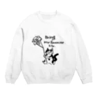 萩尾 麻衣の私の好きなユリを持ってきて Crew Neck Sweatshirt