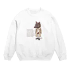 愛犬描処 プルーデンスのおしゃれ甲斐犬 Crew Neck Sweatshirt