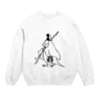 らじお堂の釣りぶんてふ Crew Neck Sweatshirt