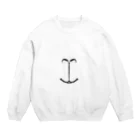 ぎょらんのハナクチ(モルモット) Crew Neck Sweatshirt