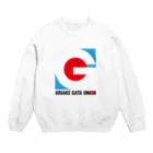 有明ガタァ商会の有明ガタァ組合ロゴ Crew Neck Sweatshirt