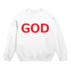 アメリカンベース のGOD 神様 Crew Neck Sweatshirt