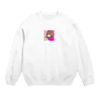 ich(いち)🌷旅暮らしの編集者のたべものたべるちゃん Crew Neck Sweatshirt