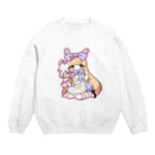 いちご爆弾の乱暴アリスのティータイム Crew Neck Sweatshirt