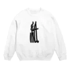 謎モノ店の細長紙 Crew Neck Sweatshirt