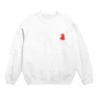 みぞれのタコさんウインナーといっしょ Crew Neck Sweatshirt