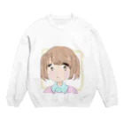 めるるのおしゃれデビュー女の子 Crew Neck Sweatshirt