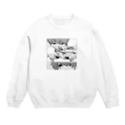 らくがきの目目1 Crew Neck Sweatshirt