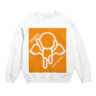 torifuのI want to be free!!!(白抜き) Crew Neck Sweatshirt